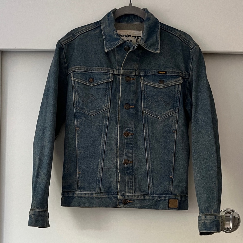 Wrangler x The Last of Us Blue Denim Jacket - Classic Trucker Style NWOT